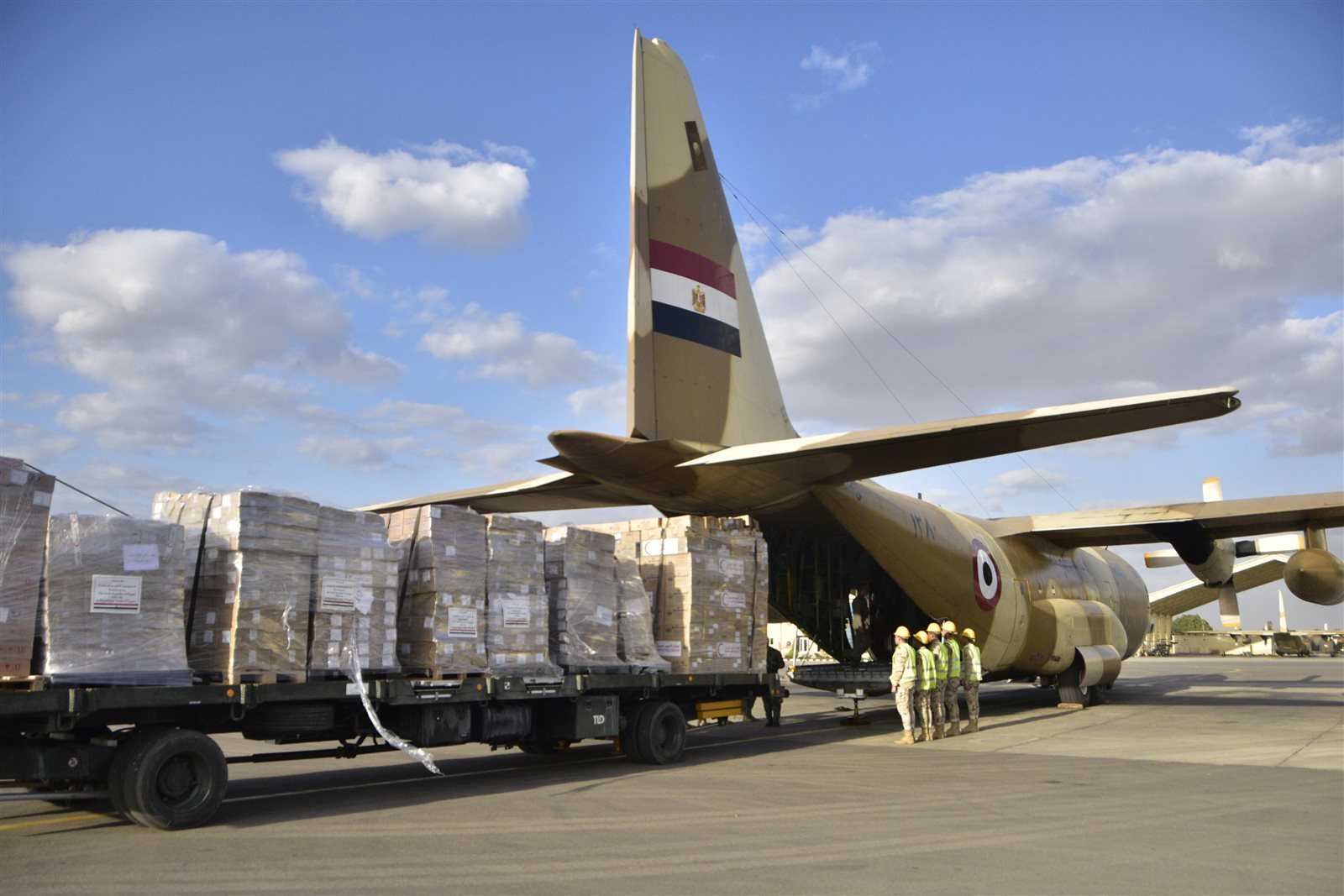 صورة من المساعدات