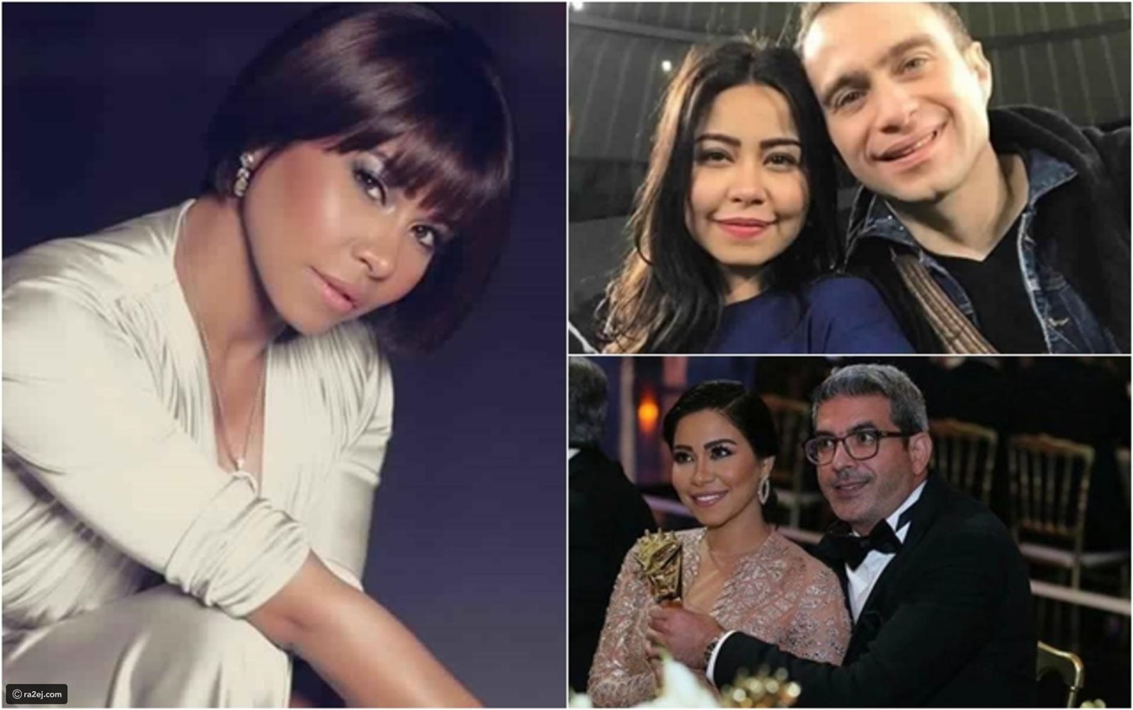 حسام حبيب وشيرين عبد الوهاب وياسر خليل 
