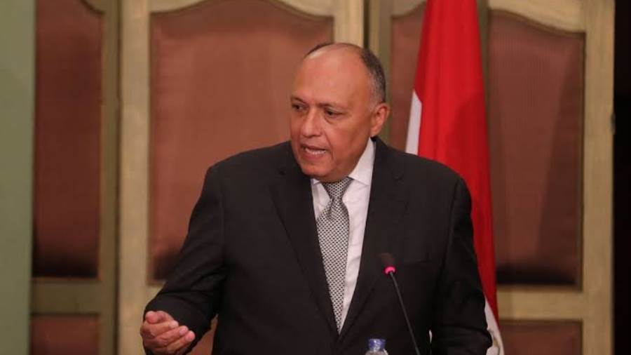  وزير الخارجية سامح شكري
