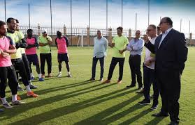 مصيلحي ولاعبو الاتحاد السكندري 