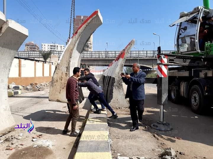 فتح طريق بنها - كفر شكر