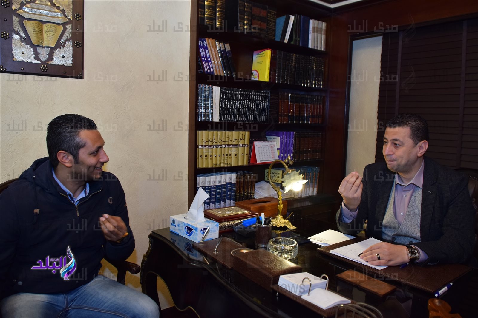 محرر صدى البلد مع المحامى شعبان سعيد