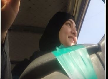سائقة الميكروباص