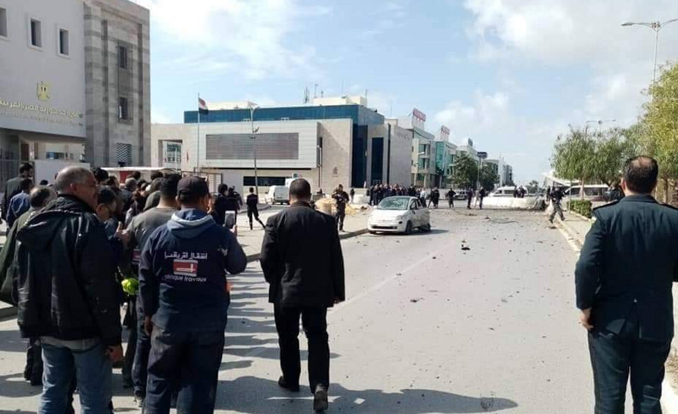 تفجير انتحاري قرب السفارة الأمريكية في تونس