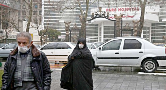 انتشار فيروس كورونا الجديد في إيران