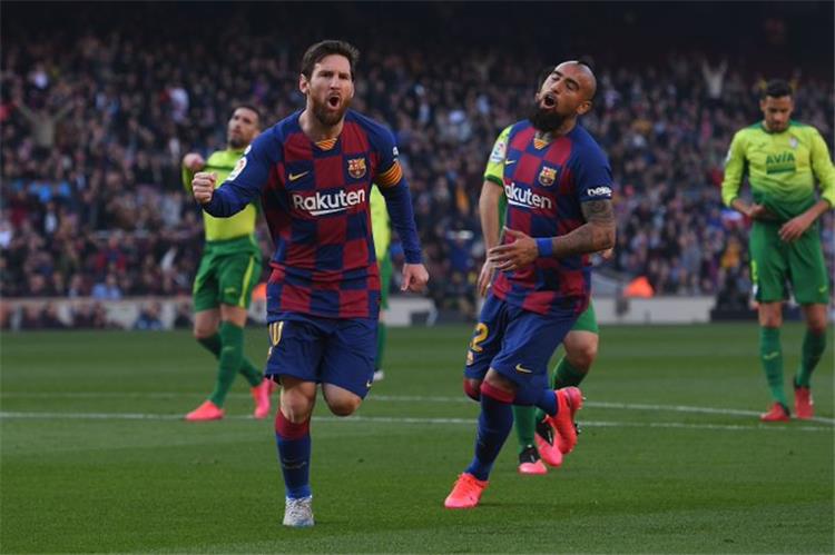 ميسي لاعب برشلونة
