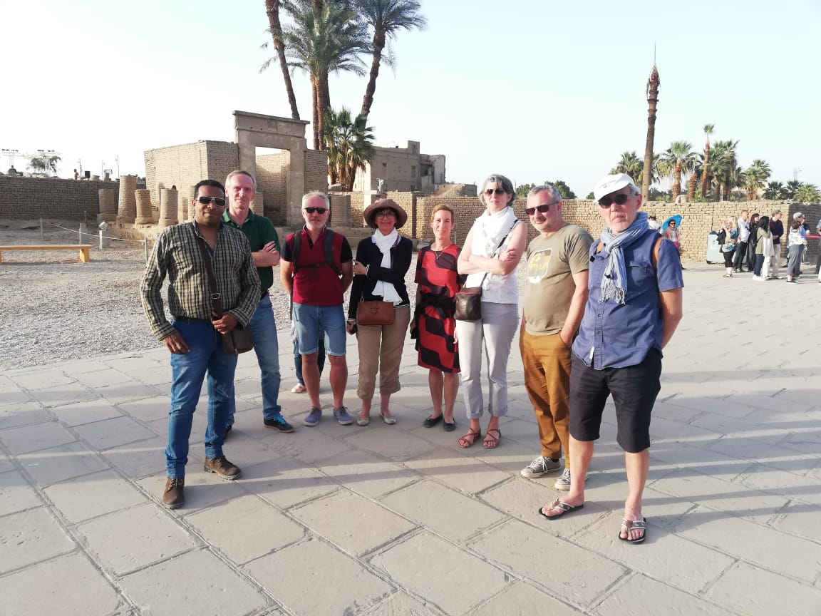 صدى البلد في معبد الاقصر 