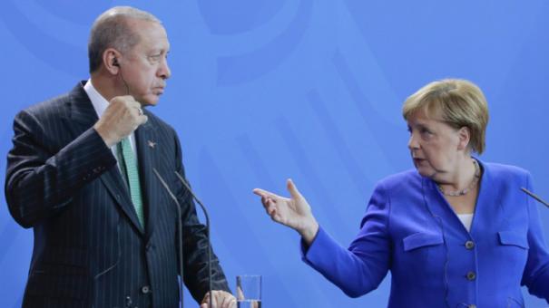 أنجيلا ميركل ورجب طيب أردوغان أنجيلا ميركل ورجب طيب أردوغان