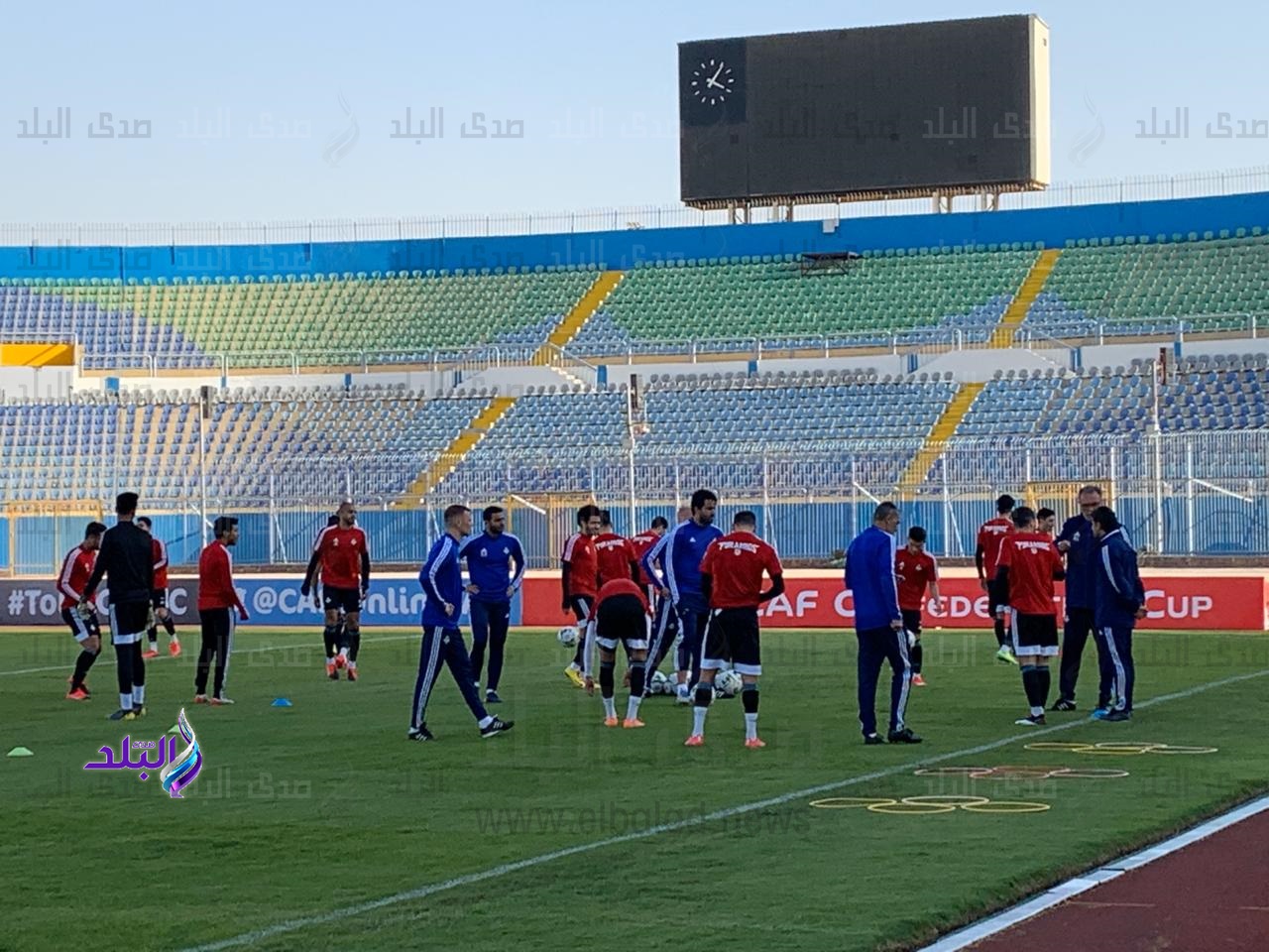 جانب من تدريبات بيراميدز