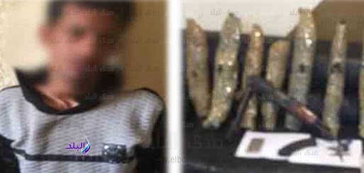 المتهم والمضبوطات 