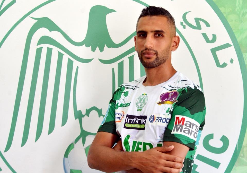 إلياس الحداد لاعب نادى الرجاء المغربي