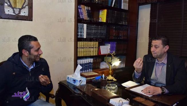 محرر صدى البلد مع المحامي شعبان سعيد