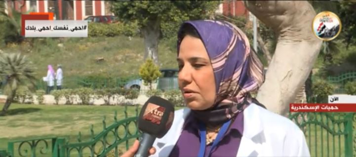 الدكتورة أمل البرنس، مديرة مستشفى حميات الإسكندرية