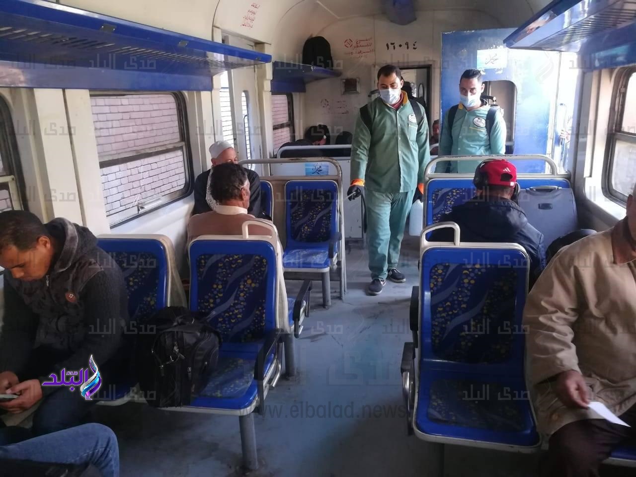 تعقيم وسائل النقل لمنع انتشار كورونا