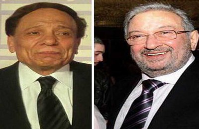 نور الشريف وعادل امام 