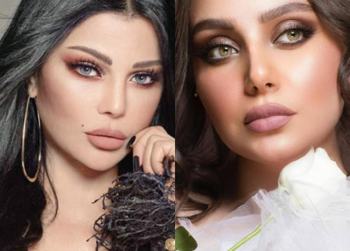 هيفاء وهبى وابنتها 