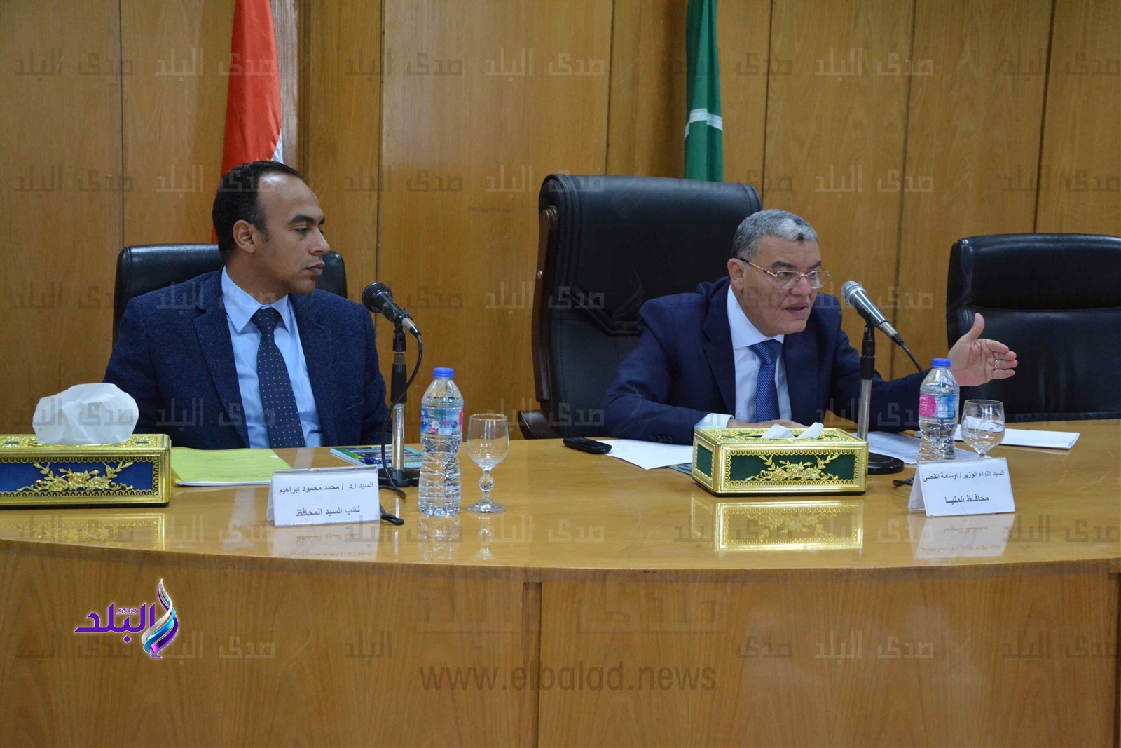 اللواء أسامة القاضي محافظ المنيا