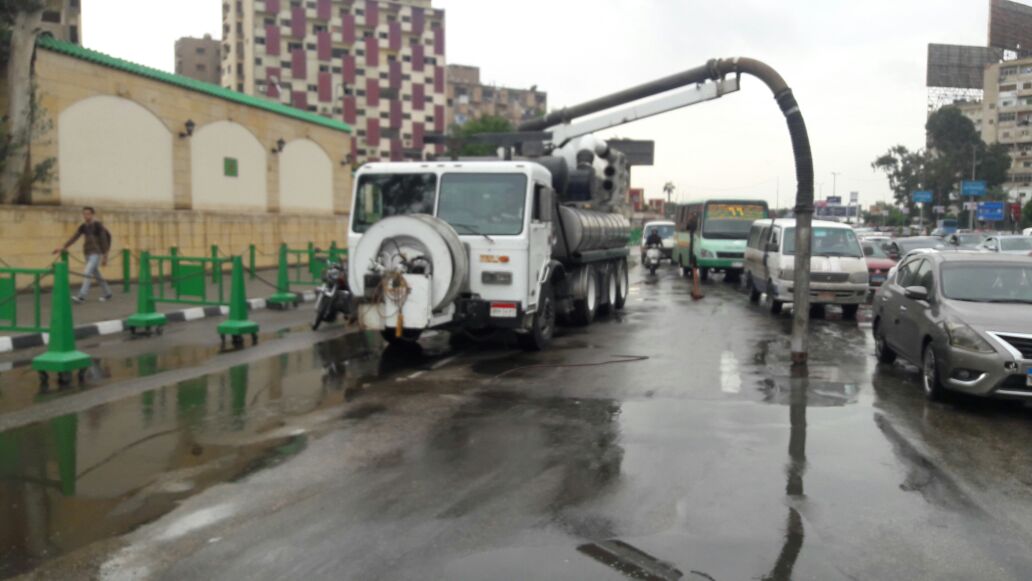 تجمعات الامطار في القاهرة