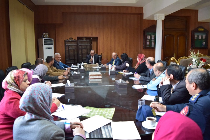 اجتماع جامعة بني سويف