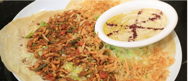 طريقة عمل سلطة شاورما دجاج