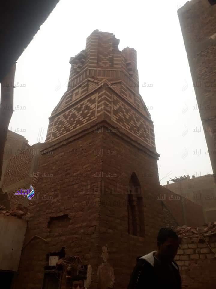 انهيار مسجد بقنا