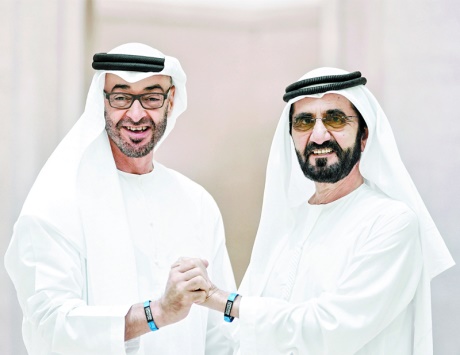 الشيخين بن راشد وبن زايد