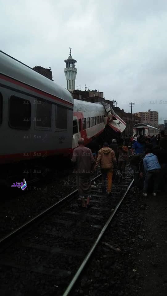 تصادم قطارين