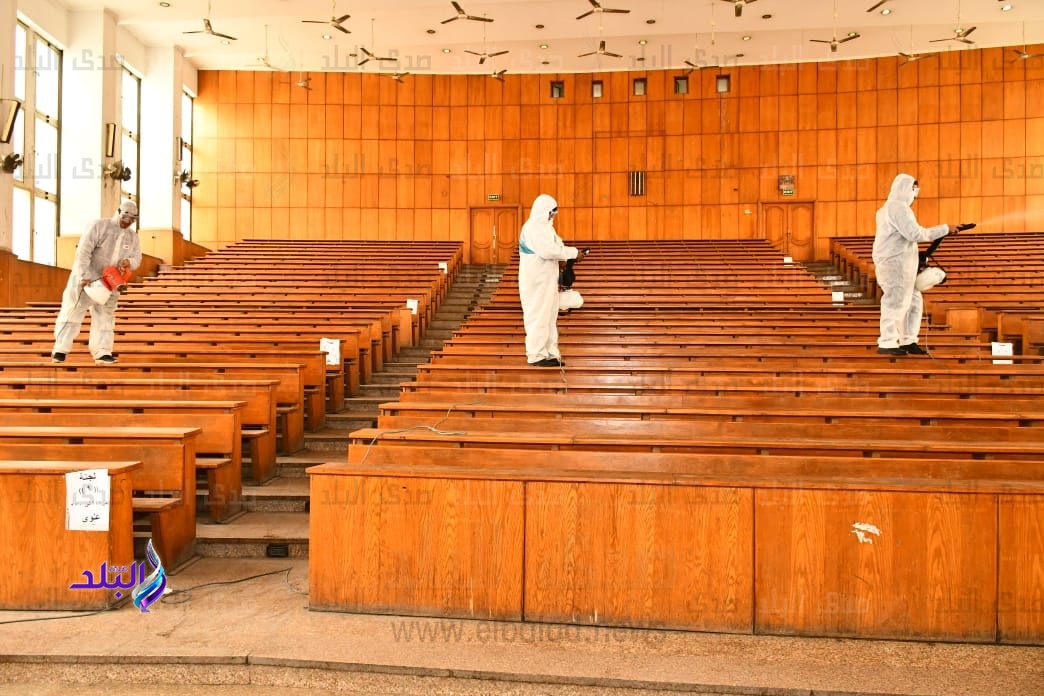 تعقيم كليات جامعة عين شمس
