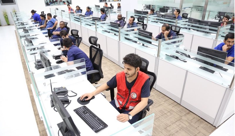 غرف عمليات جمعية الهلال الاحمر