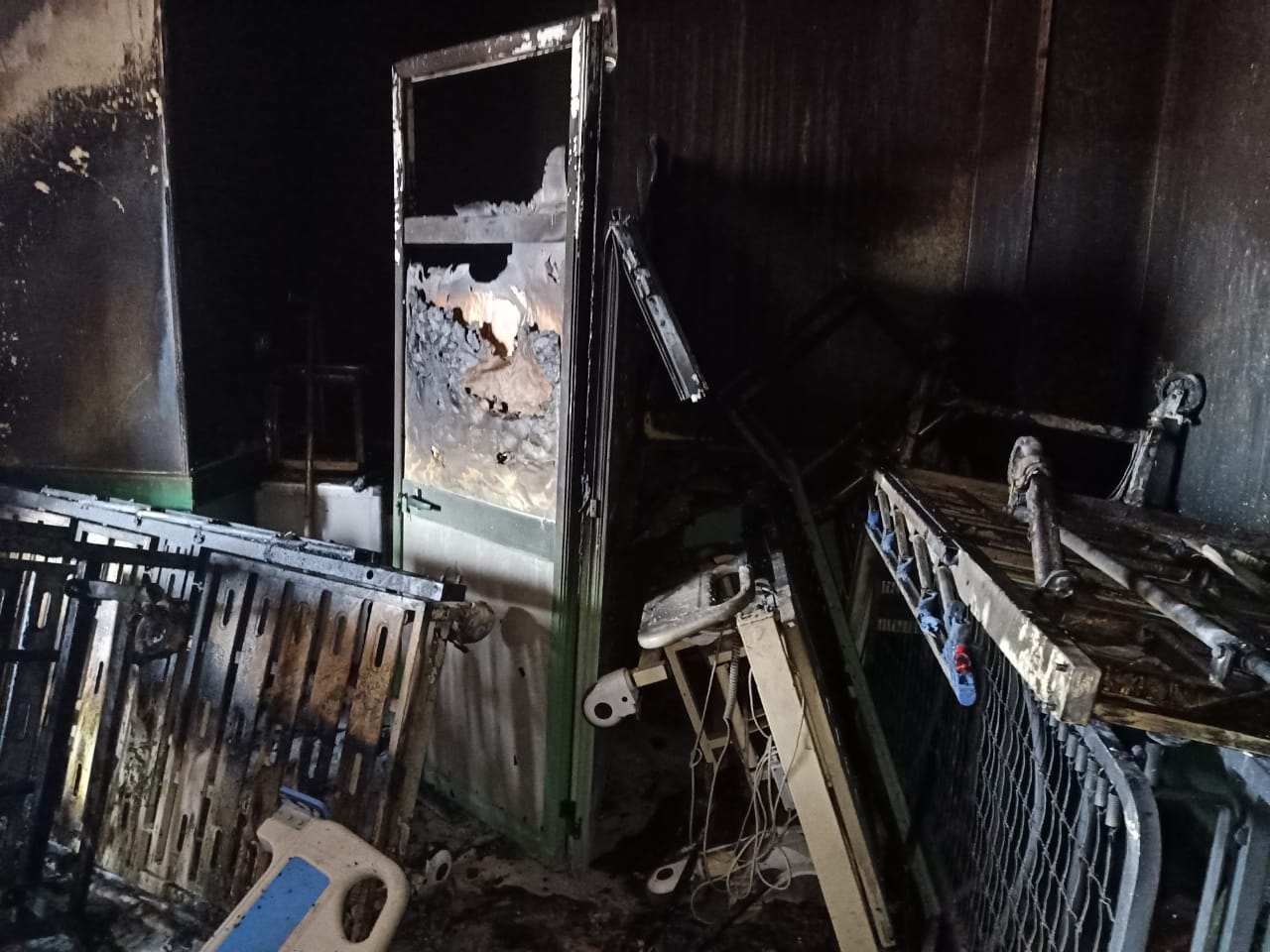 حريق مستشفى بالشرقية