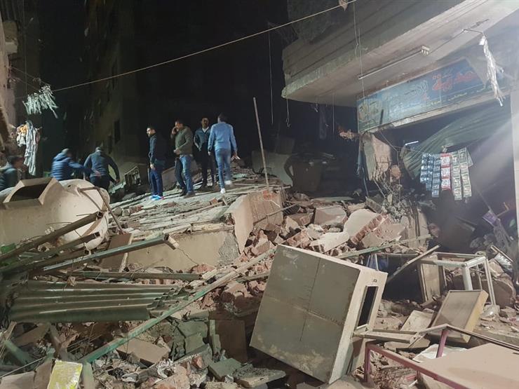 بسبب الطقس السيء.. انهيار منزل في الأزبكية