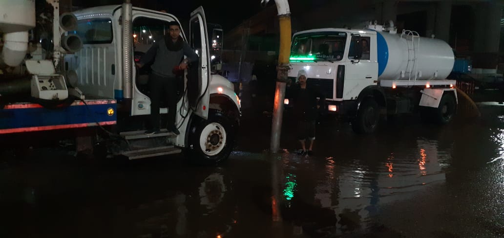 شفط مياه الأمطار 