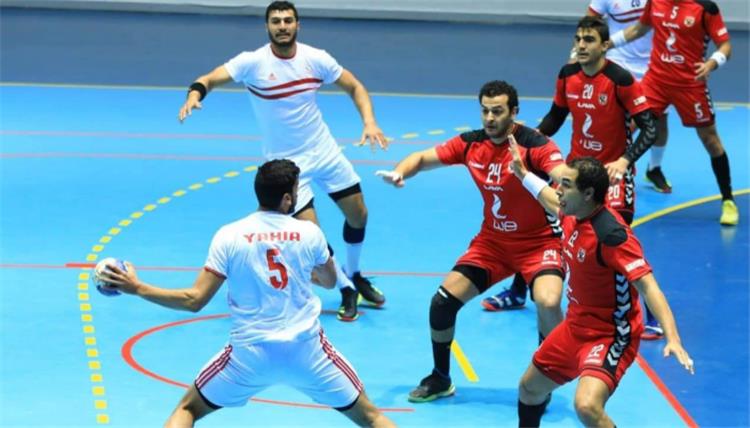 فريق الزمالك والأهلى لكرة اليد
