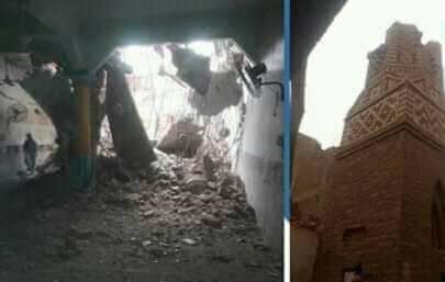 كنيسة تساهم في اعادة بناء مسجد انهار اثر الطقس السئ