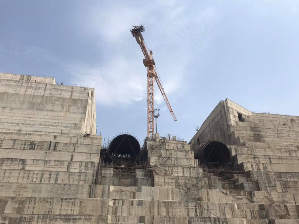 صورة حديثة لسد النهضة