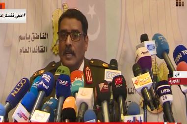  اللواء أحمد المسماري الناطق باسم الجيش الوطني الليبي 
