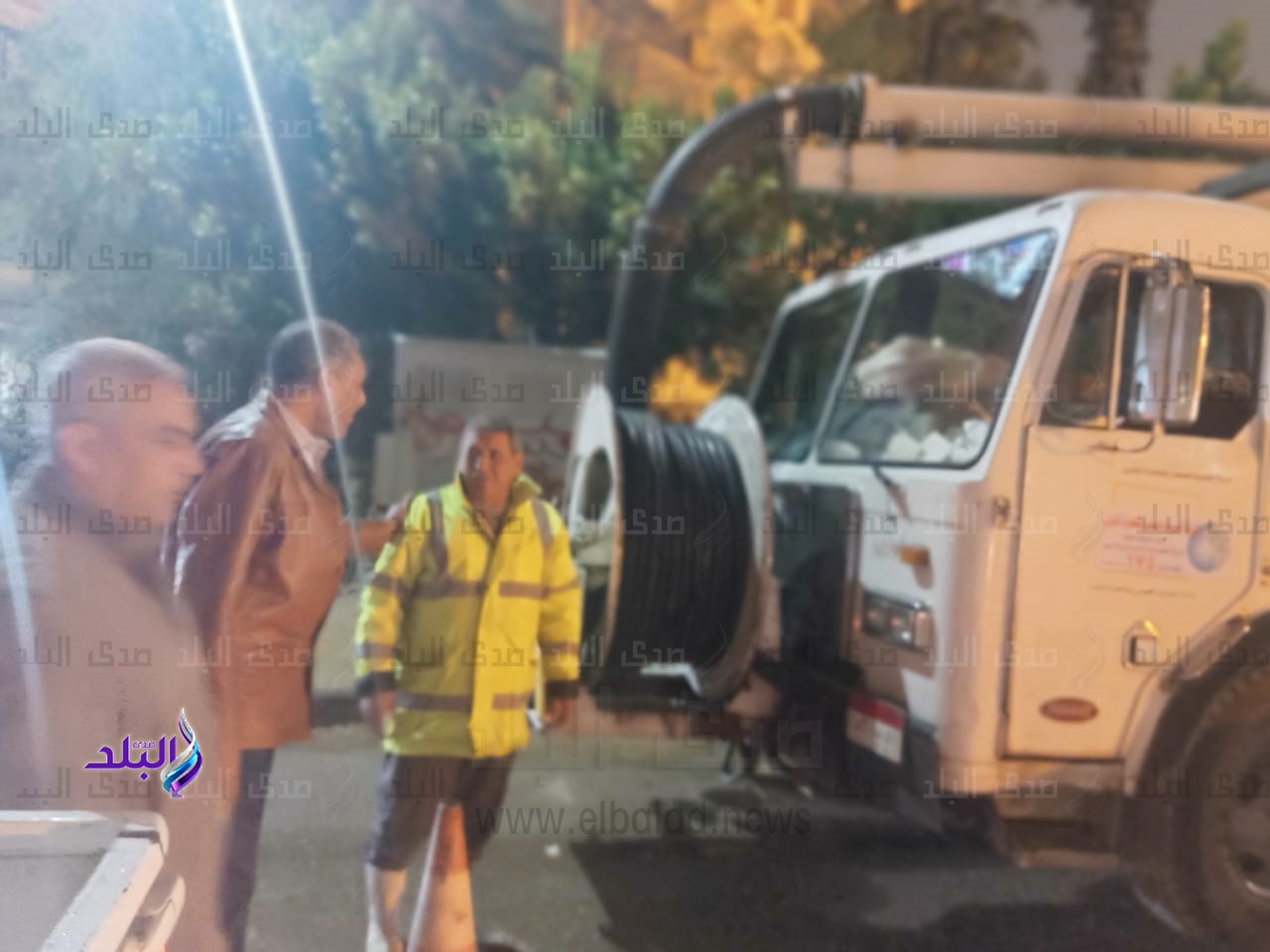 رفع تراكمات المياه