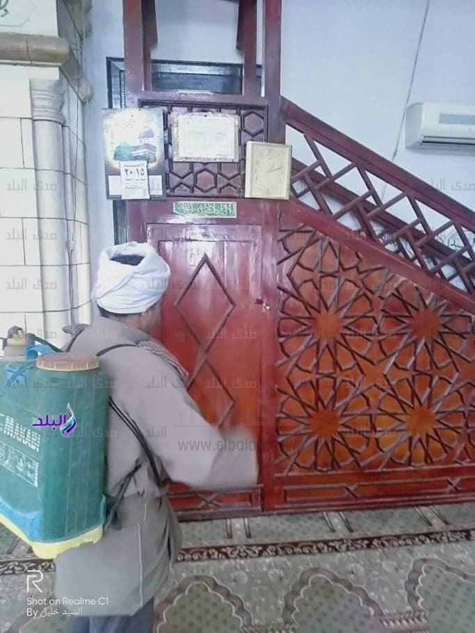 تعقيم مساجد الاسماعيلية 