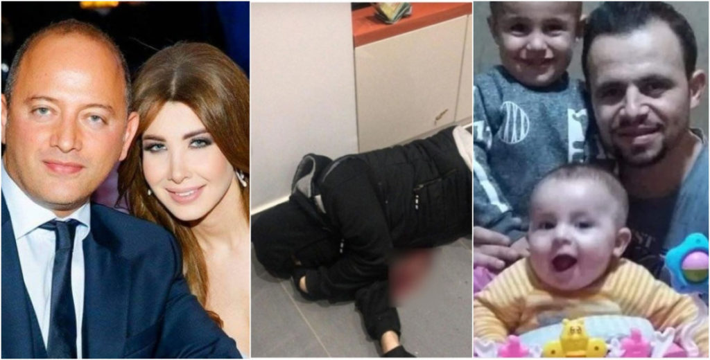 نانسى عجرم وزوجها والقتيل 