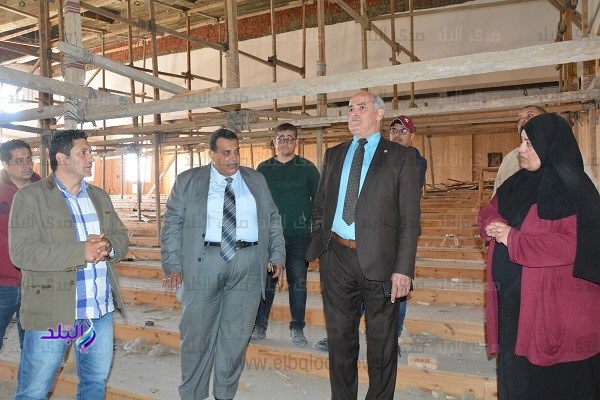 جانب من جولة الدكتور أحمد جابر شديد رئيس جامعة الفيوم