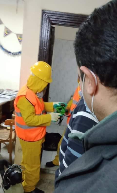 تعقيم محكمة الأسرة بالكيت كات