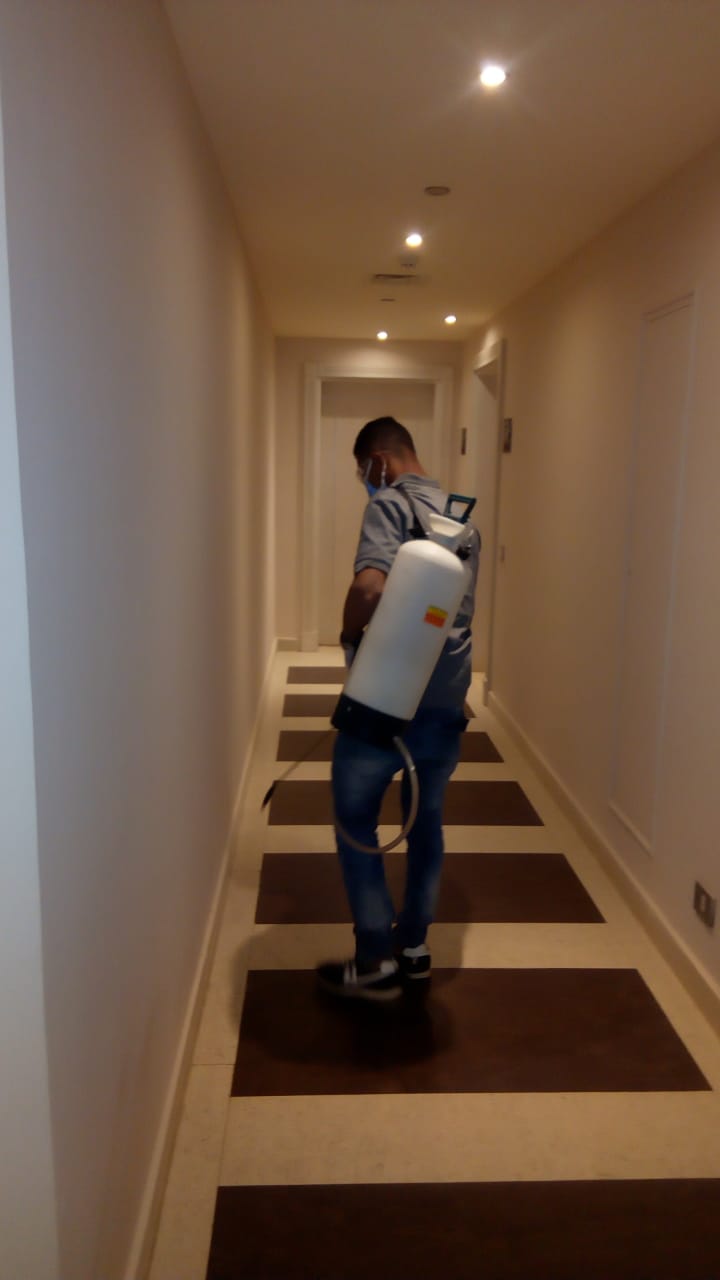 جانب نم اجراءات التعقيم