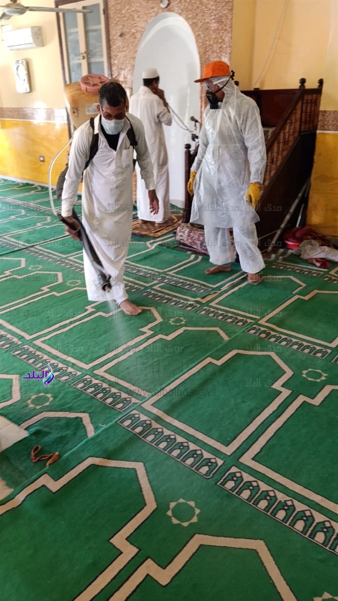 تعقيم ١٨٠ مسجدا لمواجهة فيروس كورونا بمطروح