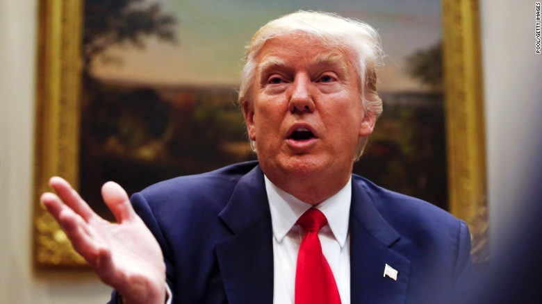 الرئيس الأمريكي دونالد ترامب