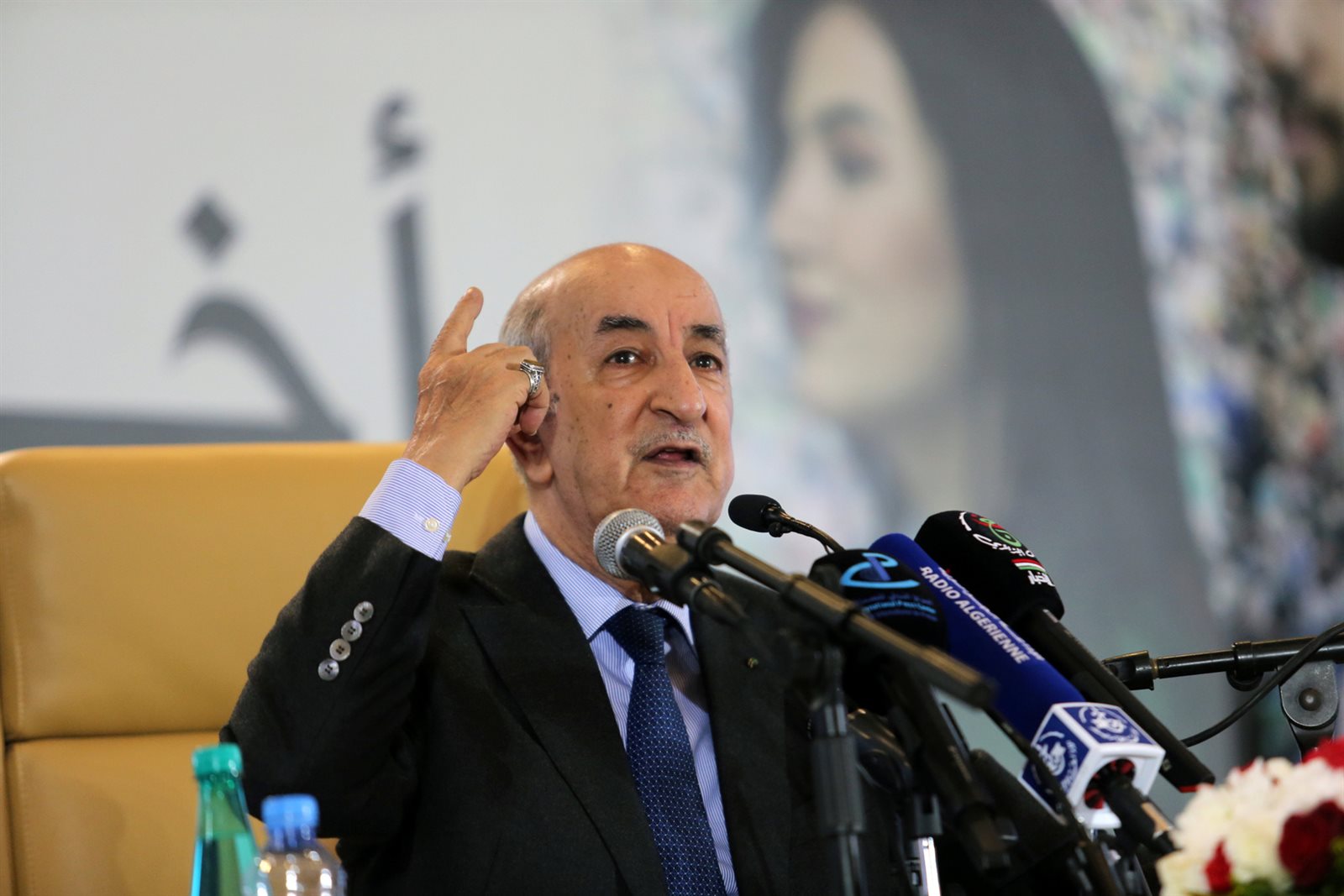 الرئيس الجزائري عبد المجيد تبون