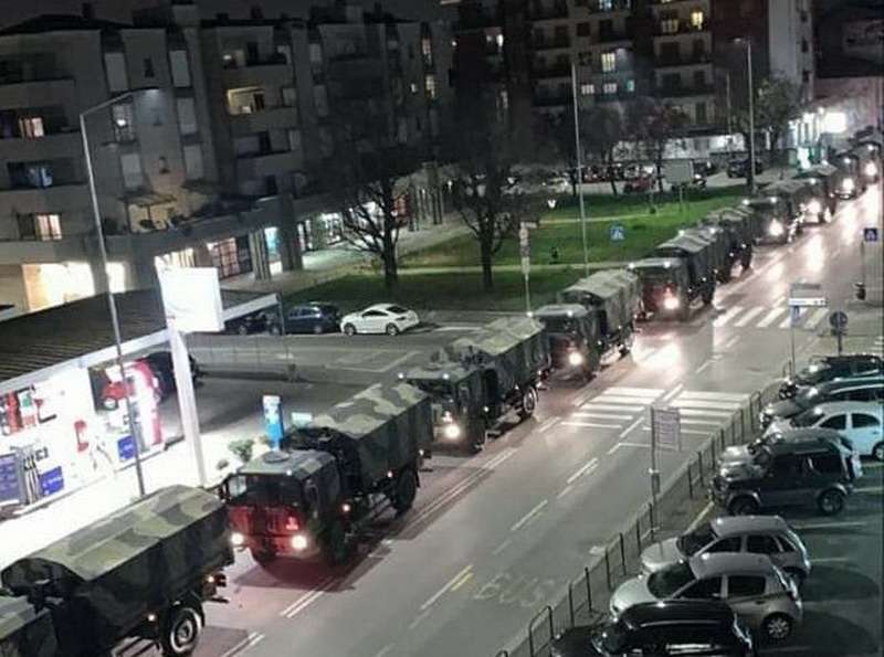 قافلة الموت بأيطاليا بسبب كورونا