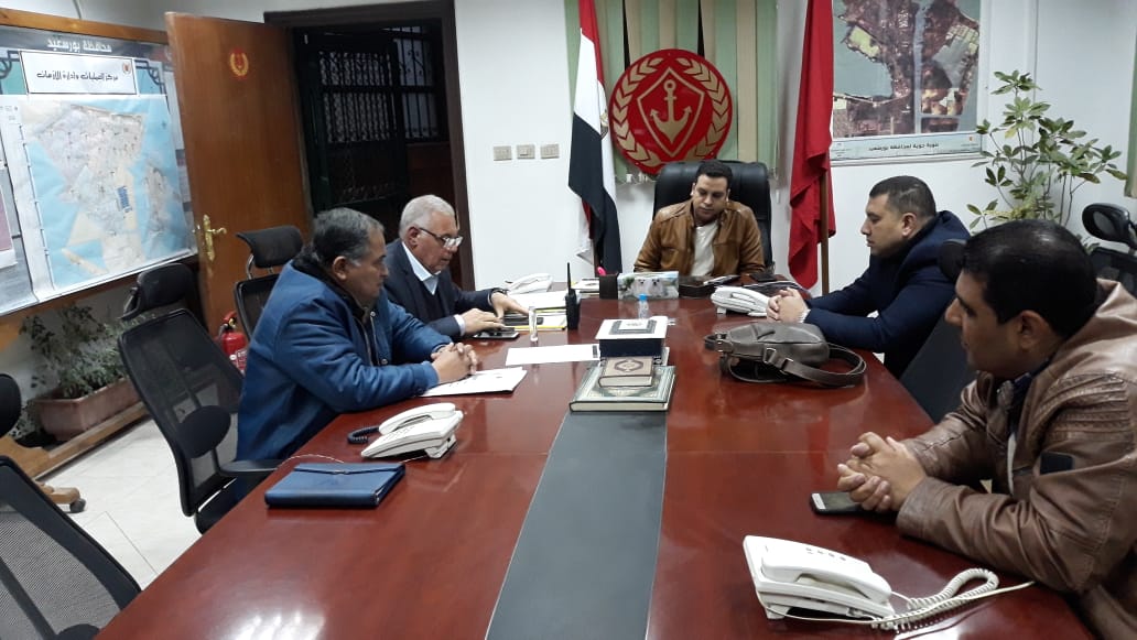 غرفة عمليات بديوان عام محافظة بورسعيد