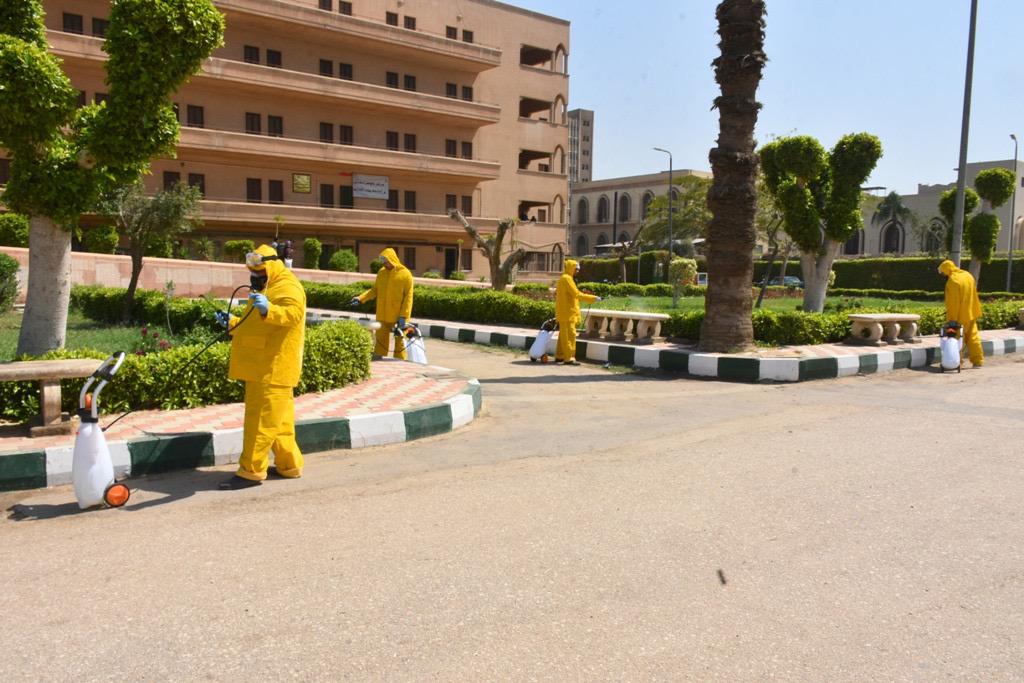 تعقيم المدن الجامعية