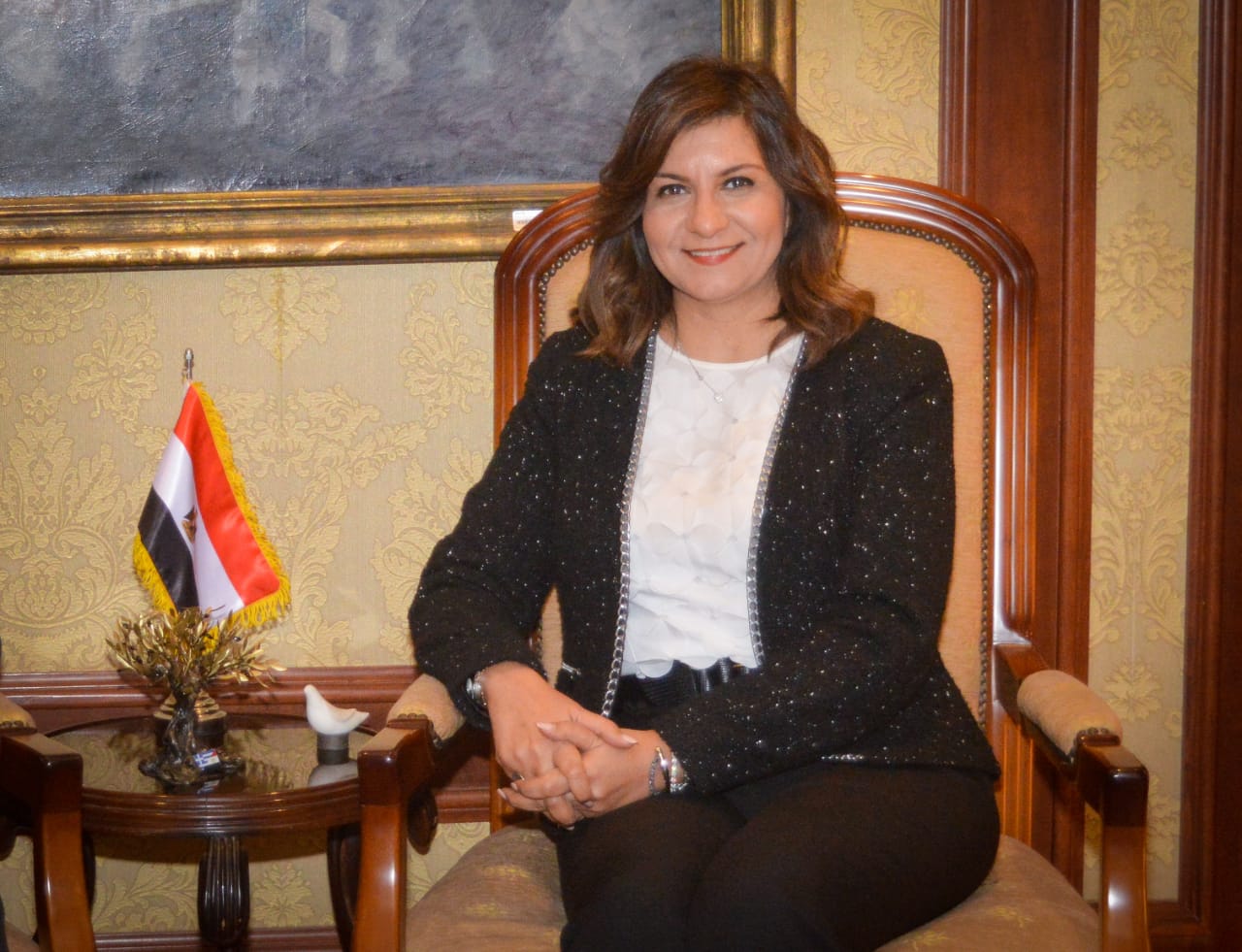 وزيرة الهجرة
