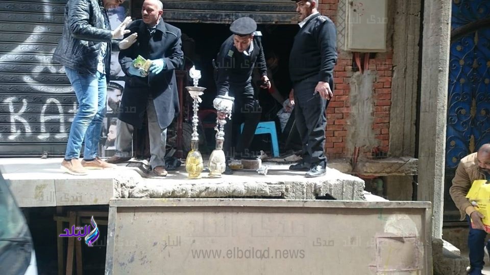 مصادرة 1700 شيشة 
